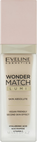 Eveline Cosmetics Wonder Match Lumi Foundation SPF 20 Сияющая тональная основа (05 Light Rose)