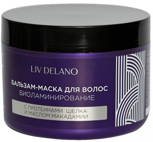 LIV DELANO Love My Hair Бальзам-маска для волос, 500 мл (Биоламинирование)