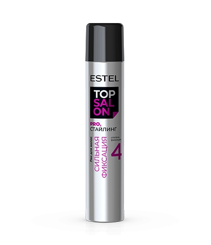 ESTEL TOP SALON PRO.СТАЙЛИНГ Лак для волос сильная фиксация