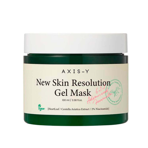 AXIS-Y New Skin Resolution Gel Mask Успокаивающая гелевая маска с хауттюйнией (Объем: 100 мл)