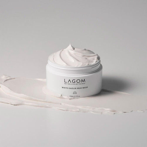 Lagom White Kaolin Mud Mask Отшелушивающая глиняная маска (Объём: 110 мл)