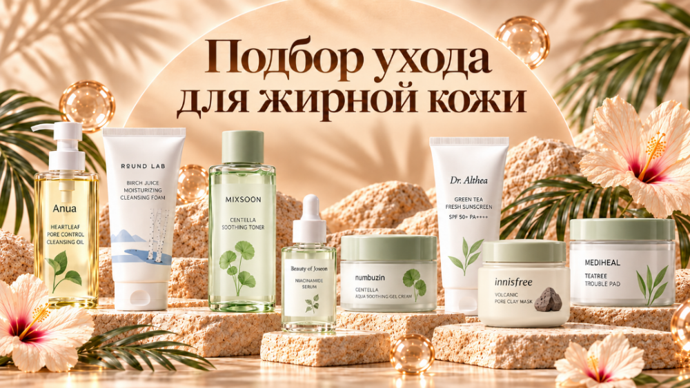 Уход для жирной кожи