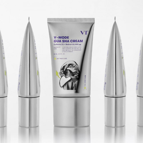 VT Cosmetics V-Mode Gua Sha Cream Массажный крем для овала лица с ретиналем и кофеином