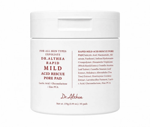 Dr. Althea Rapid Mild Acid Rescue Pore Pad пэды с кислотным комплексом