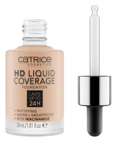 CATRICE HD Liquid Coverage Foundation Тональная основа (002 - Porcelain Beige)