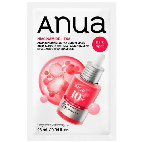 Anua Niacinamide TXA Serum Mask Осветляющая маска с ниацинамидом