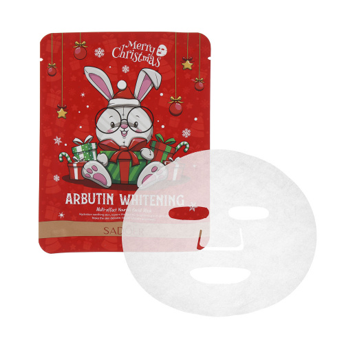SADOER Тканевая маска НГ, 25g (Arbutin Whitening)