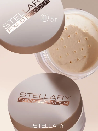Stellary Perfect matte fixing powder Фиксирующая пудра (01 Transperent)
