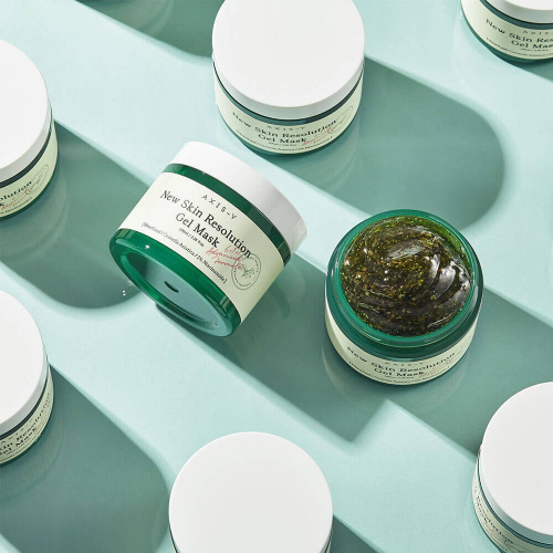 AXIS-Y New Skin Resolution Gel Mask Успокаивающая гелевая маска с хауттюйнией (Объем: 100 мл)
